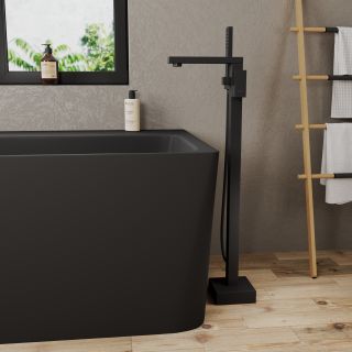 Напольный смеситель для ванны DQ Bayern.Liszt DA1516005 чёрный